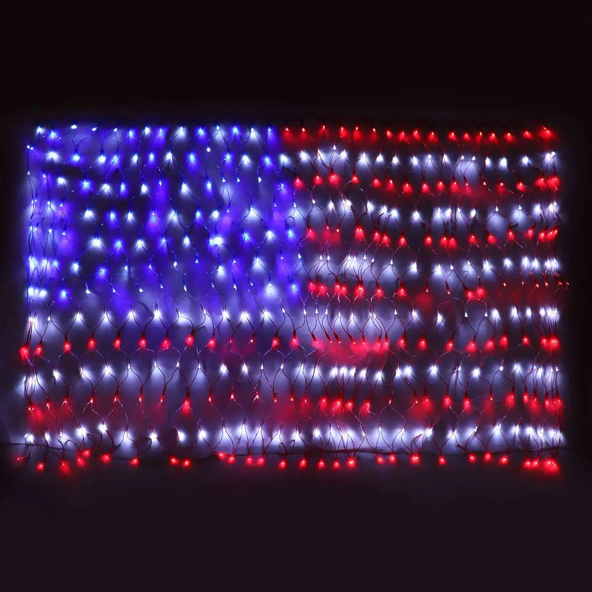 American Flag LED String Lights