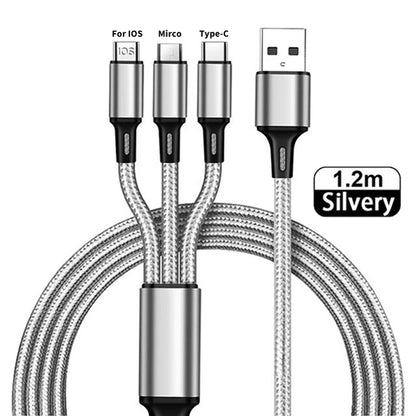 3 In 1 Fast Charging Cable Cord